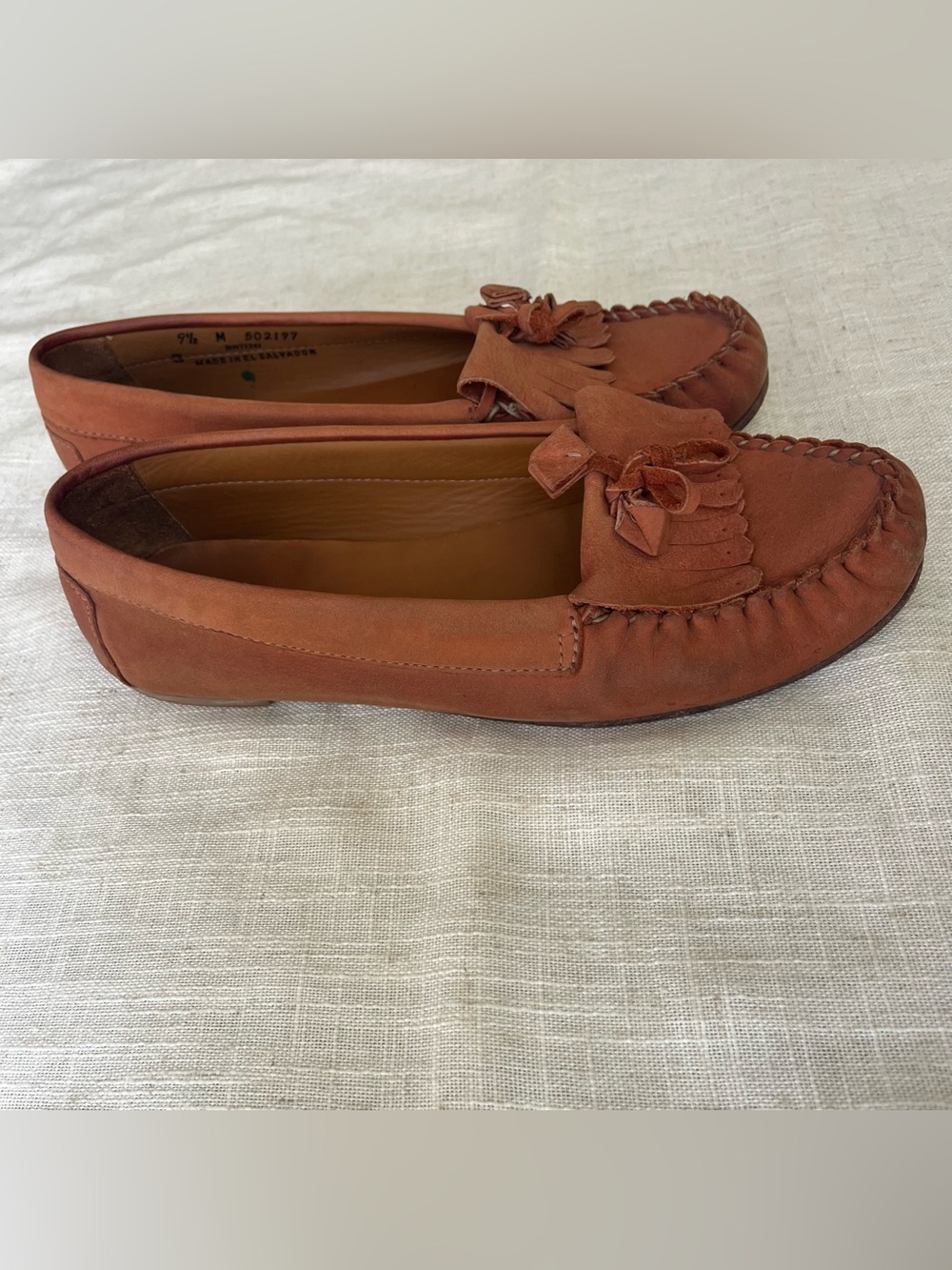 LL Bean Mocs🤎 Mocassins with Tassels